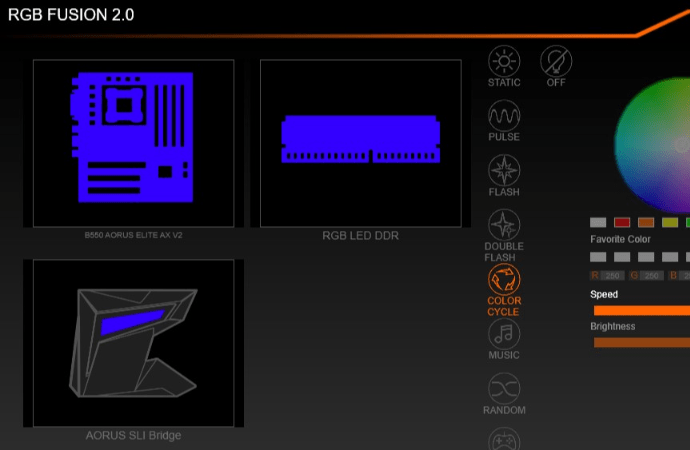 Rgb Sync Rgbfusion Devices