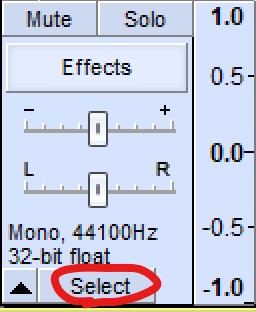 Secret Messages 2 Audacity Track Select Zoomed