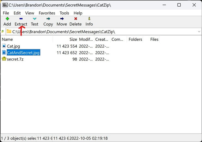 Secret Messages 4 7zip Extract