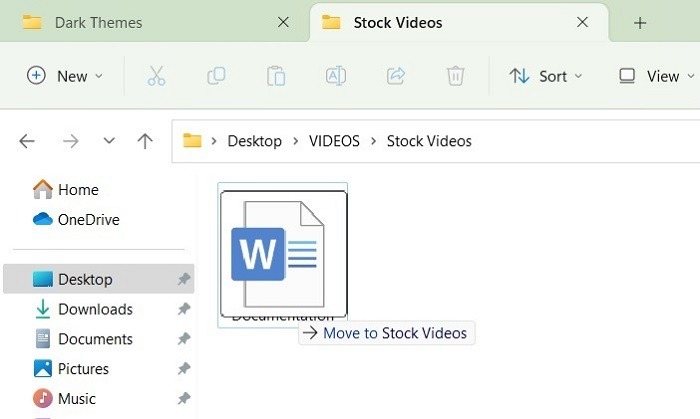 Tabbed File Explorer Press Left Mouse Key Source