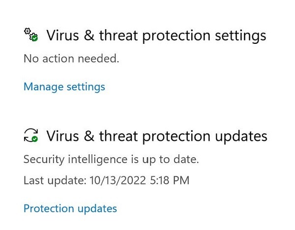 Test Antivirus Malware Windows Security Virus And Threat