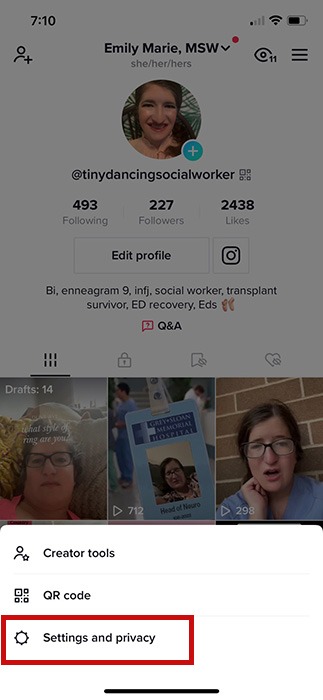 Tik Tok Watch History Ios Settings And Privacy