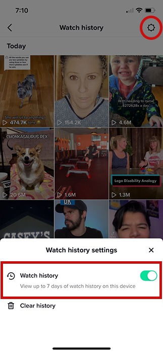 Tik Tok Watch History Ios Watch History Enable