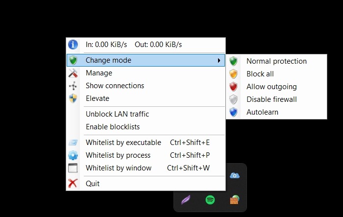 Tiny Wall Tray Icon Change Mode