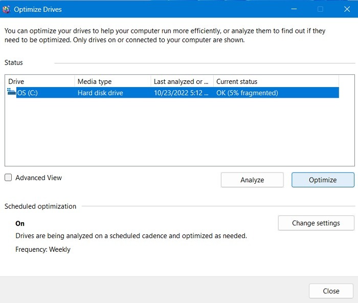 Why Defragment Registry Defragment And Optimize Drives Optimize Phase
