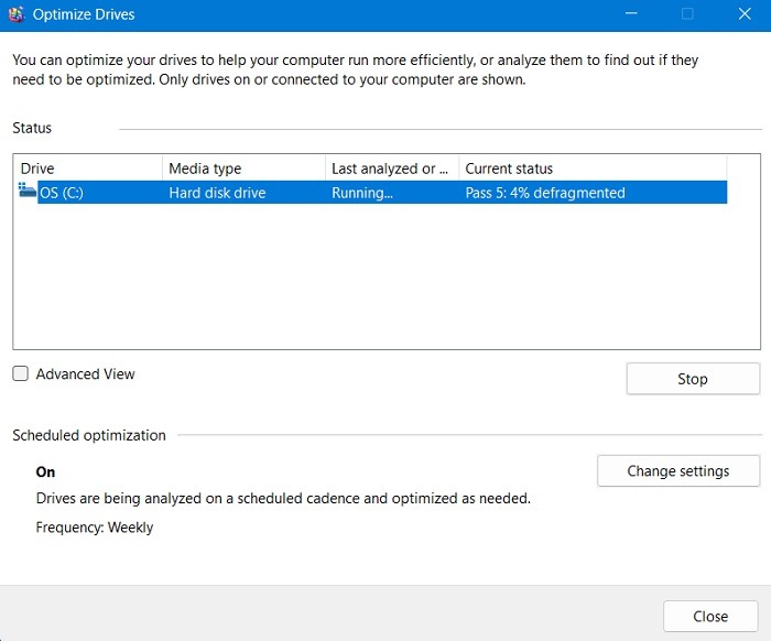 Why Defragment Registry Defragment And Optimize Drives Percent Defragmented
