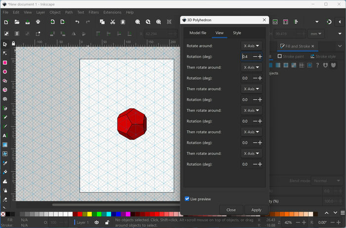 Windows Sketching Apps Inkscape 3d Dodecahedron