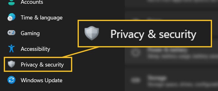 Windows Settings Privacy And Security 2