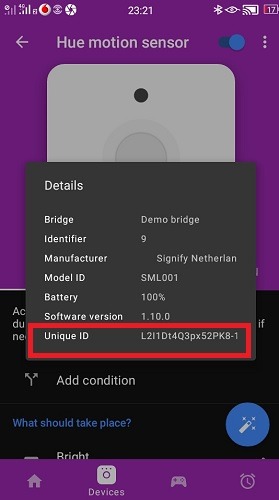 Zigbee Unique Id Philip Hue Device