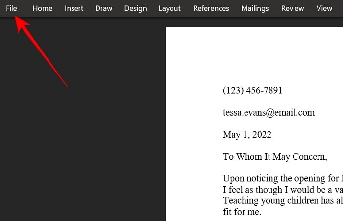 Add Signature Word Pc File