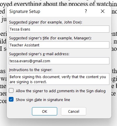 Add Signature Word Pc Signature Setup