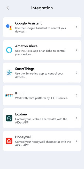 Aidot Cloud Service Integration
