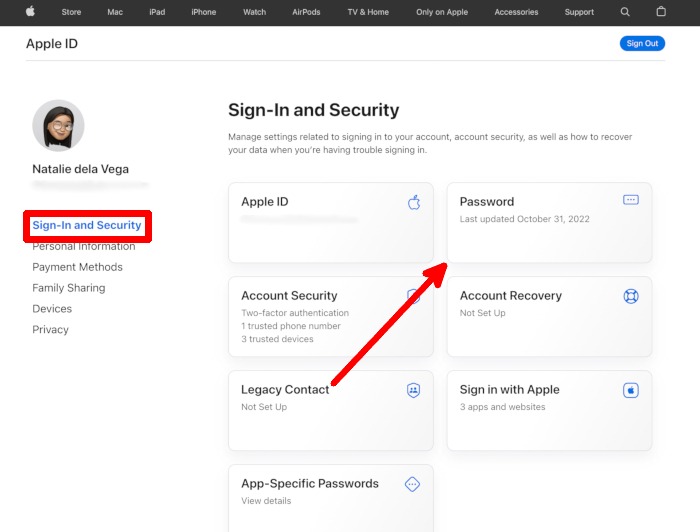 Apple Website Change Apple Id Password