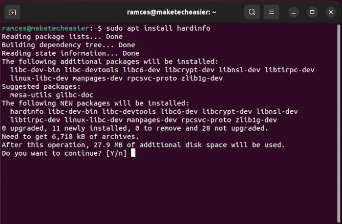 Check Control Cpu Frequency Ubuntu 06 Install Hardinfo