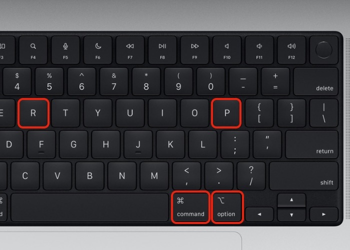 Command Option P R 1