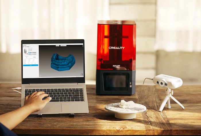 Cr Scan Lizard 3d Scanner Handheld Turntable