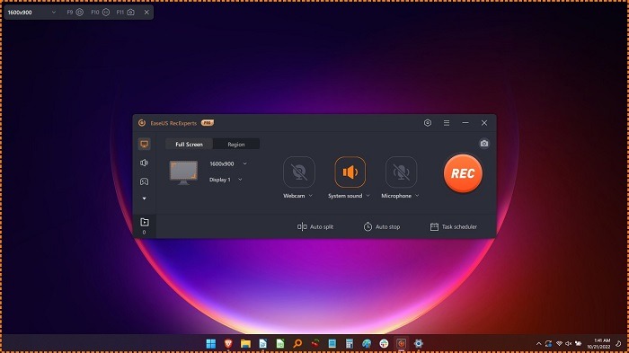 Easeus Recexperts Review Main Screen