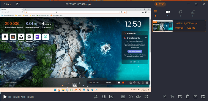 Easeus Recexperts Review Recording Playback