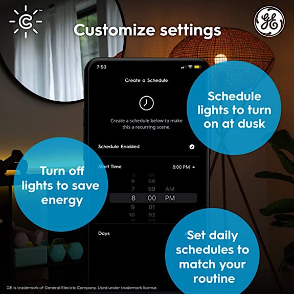 Echo Dot Ge Bulbs Customize Settings