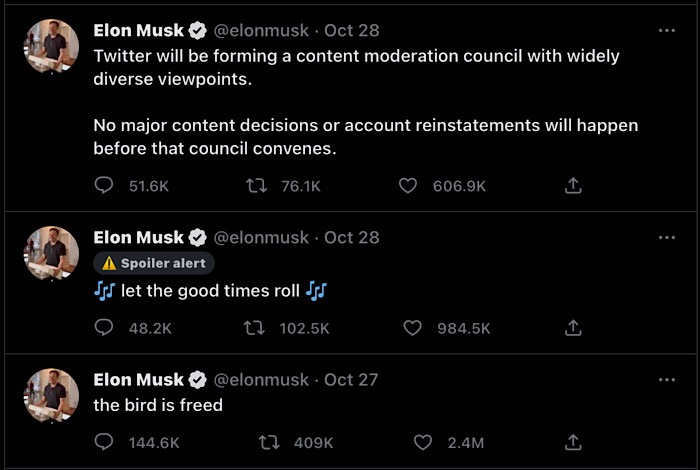 Elon Musk Twitter Tweet