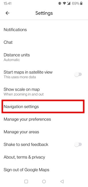 Enable Speed Limit Google Maps Mobile Navigation Settings