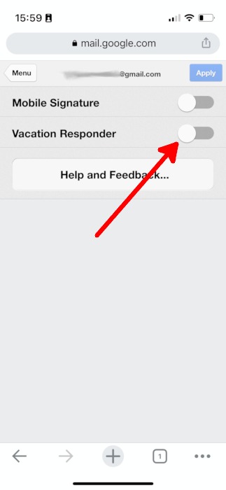 Gmail Mobile Settings