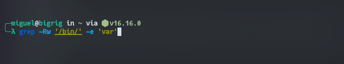 Grep Recursivesearch