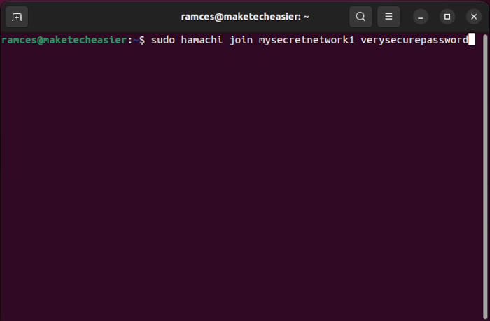 Hamachi Ubuntu Install 10 Join New Network