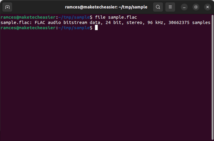 High Resolution Flac Sox Resample 07 Check Flac Bit Depth Sample Rate