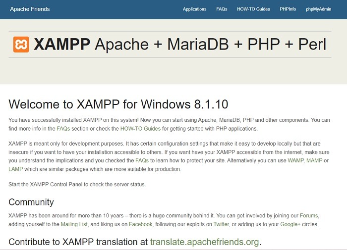 How To Set Up A Local Web Server Xampp Config