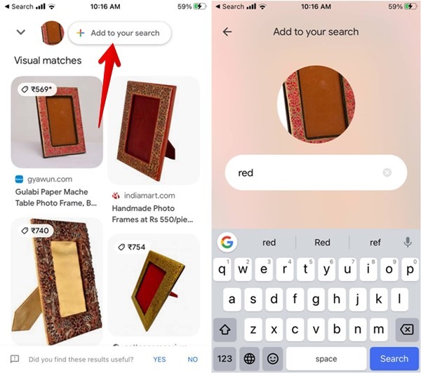 Iphone Google Lens Add Text
