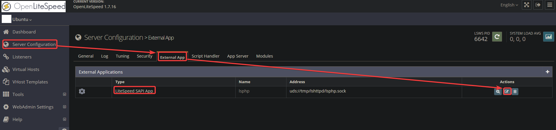 Lomp Stack External App 1