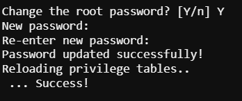 Lomp Stack Status Secure Mariadb Root Password