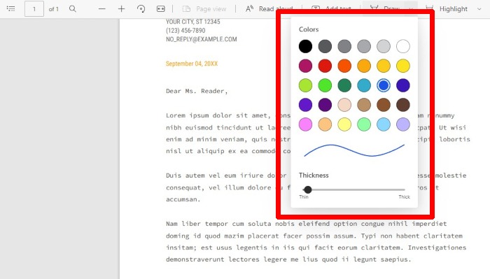 Microsoft Edge File Viewer Draw Format
