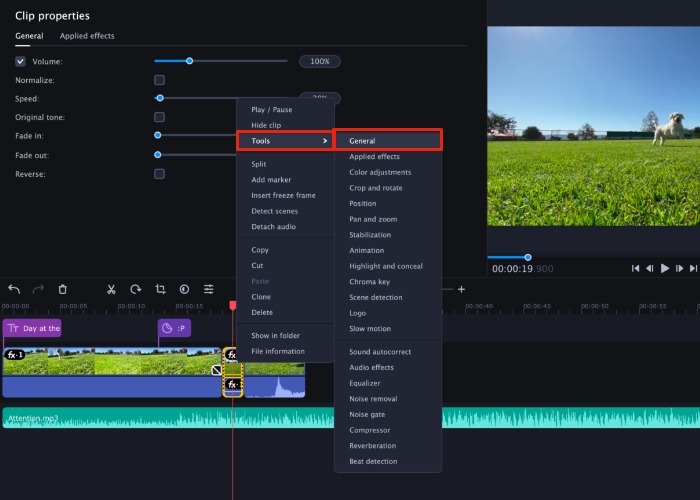 Movavi Right Click Clip