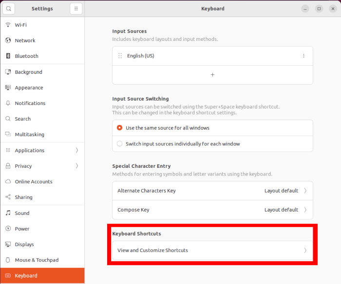 Open Files Root Ubuntu 13 Open Shortcuts Menu Highlight