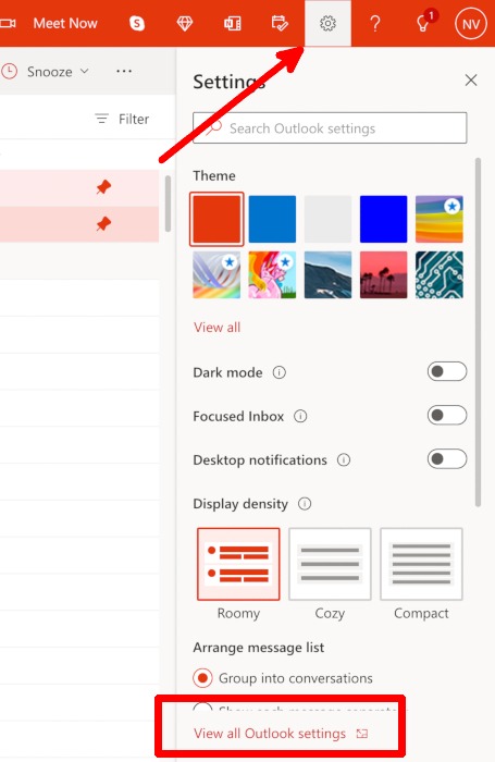 Out Of Office Message Outlook Main