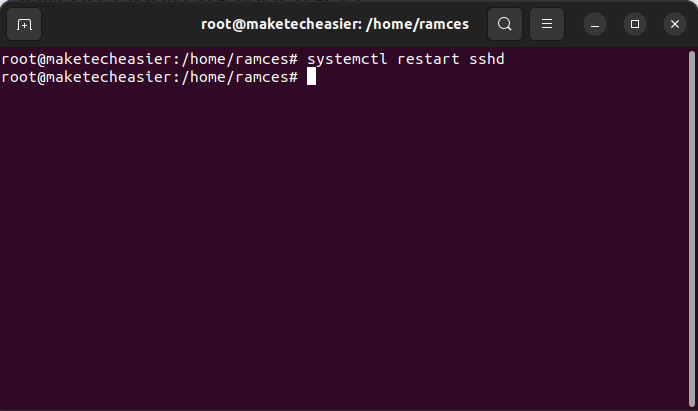 Secure Ubuntu Server Tips 09 Reload Ssh Server