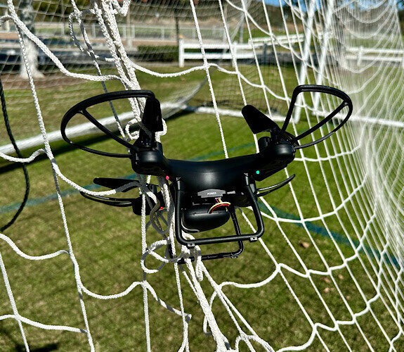 Snaptain Drone Stuck In Net