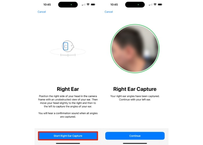 Spatial Audio Capture Right Ear 1