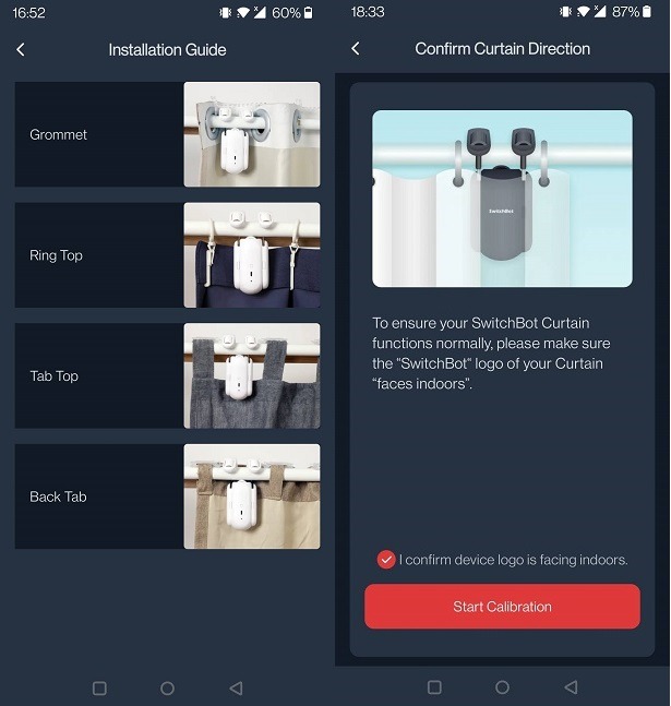 Switchbot Curtain Review App Installation Guide