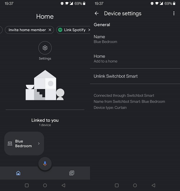 Switchbot Curtain Review Google Home App
