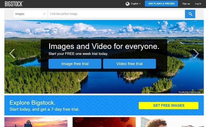 Using Bigstock to find cheaper premium images.