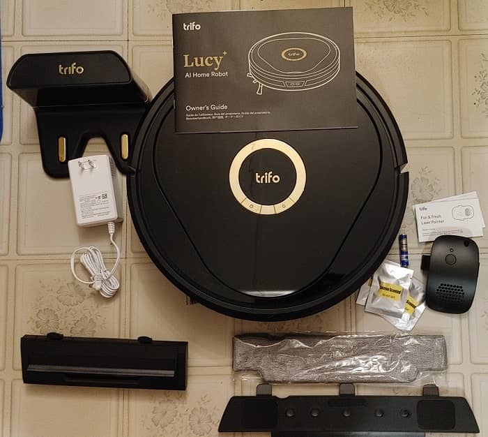 Trifo Lucy Ultra Robot Vacuum Review Box