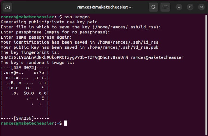 Ubuntu Ssh Server Secure 01 Public Key Generate