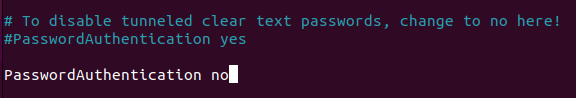 Ubuntu Ssh Server Secure 09 Disable Password Authentication
