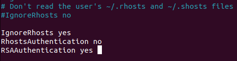 Ubuntu Ssh Server Secure 10 Disable Rhosts
