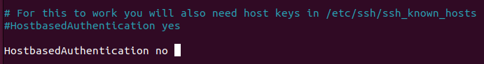 Ubuntu Ssh Server Secure 11 Disable Host Authentication