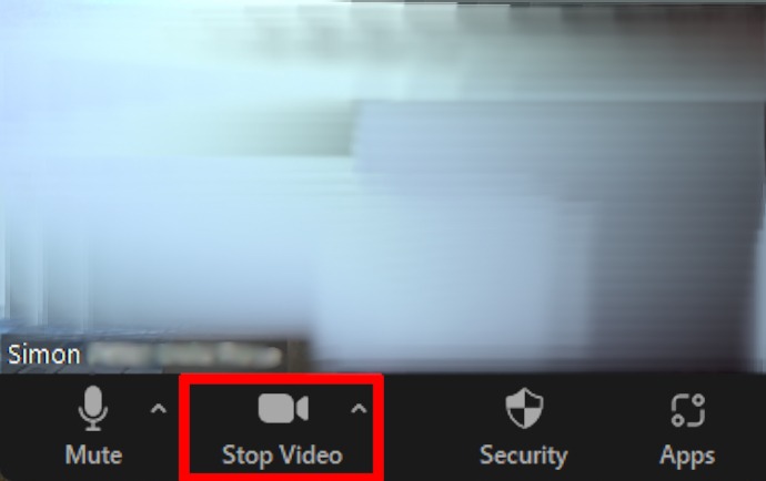 Zoom Meeting Stop Video