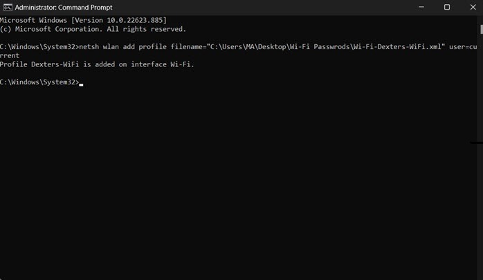 Command Prompt Restore Wi Fi
